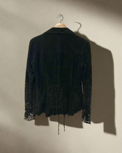 Load image into Gallery viewer, roberto cavalli jacket, suede jacket, runway fashion 
