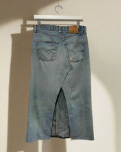 Load image into Gallery viewer, levis maxi skirt, denim maxi skirt
